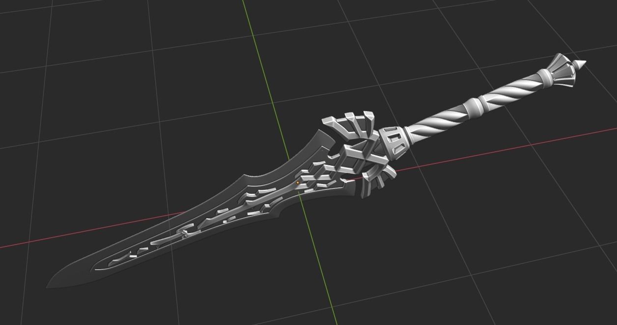 Royal Claymore 3D print model_3