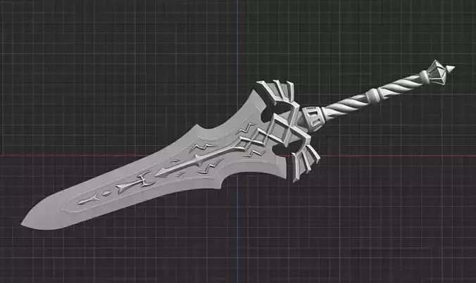 Royal Claymore 3D print model