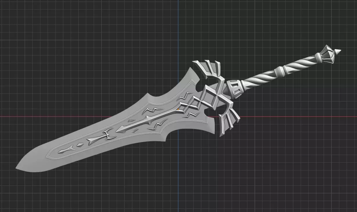Royal Claymore 3D print model_0