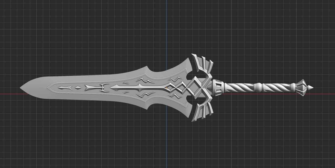 Royal Claymore 3D print model_1