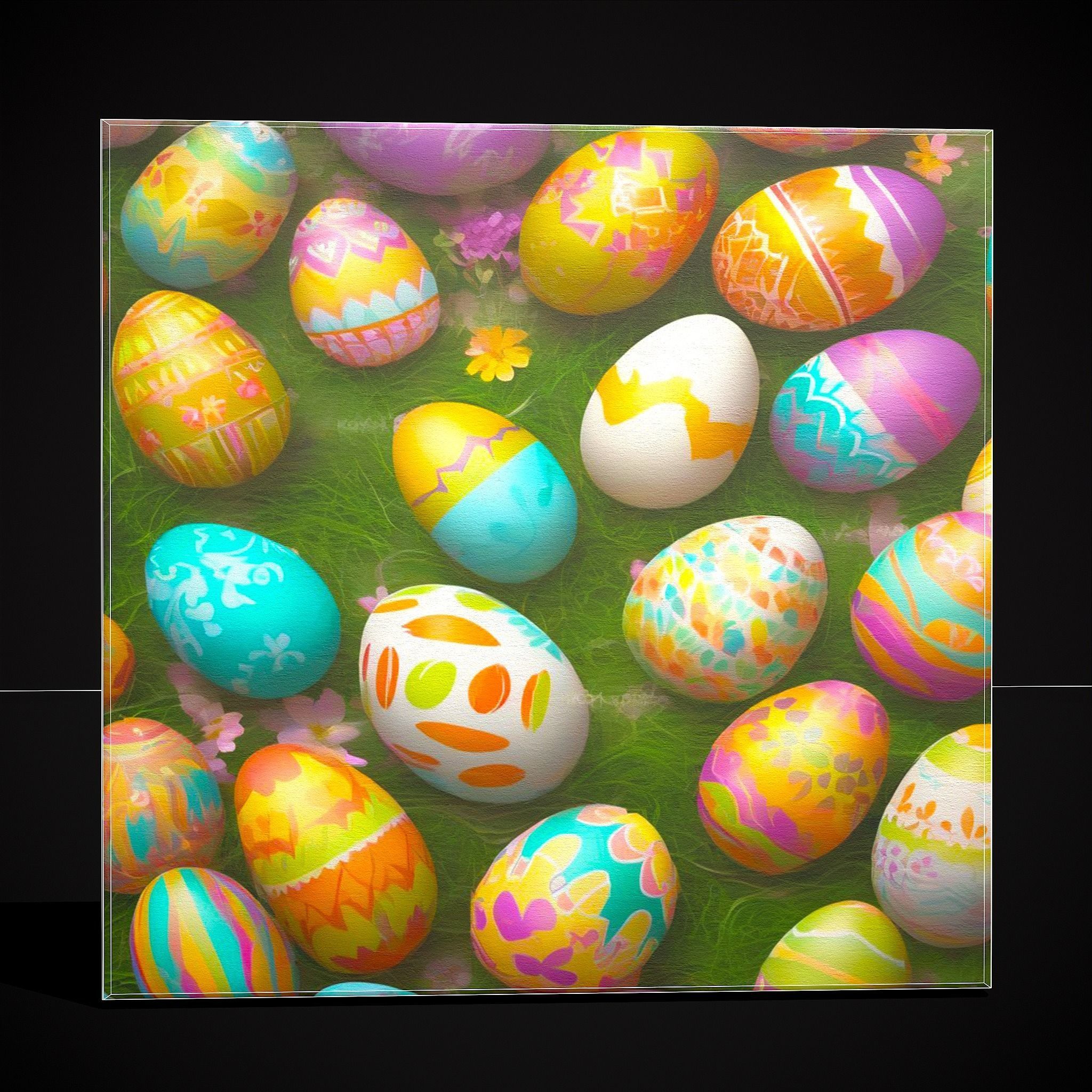 3D model Easter Painting Seven VR / AR / low-poly | CGTrader