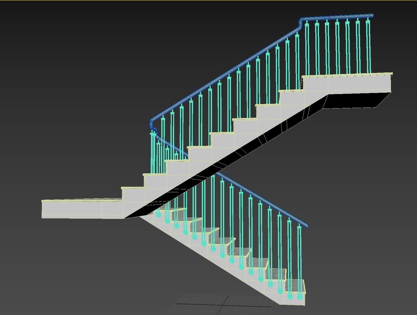 Marble staircase 16 3D model_16