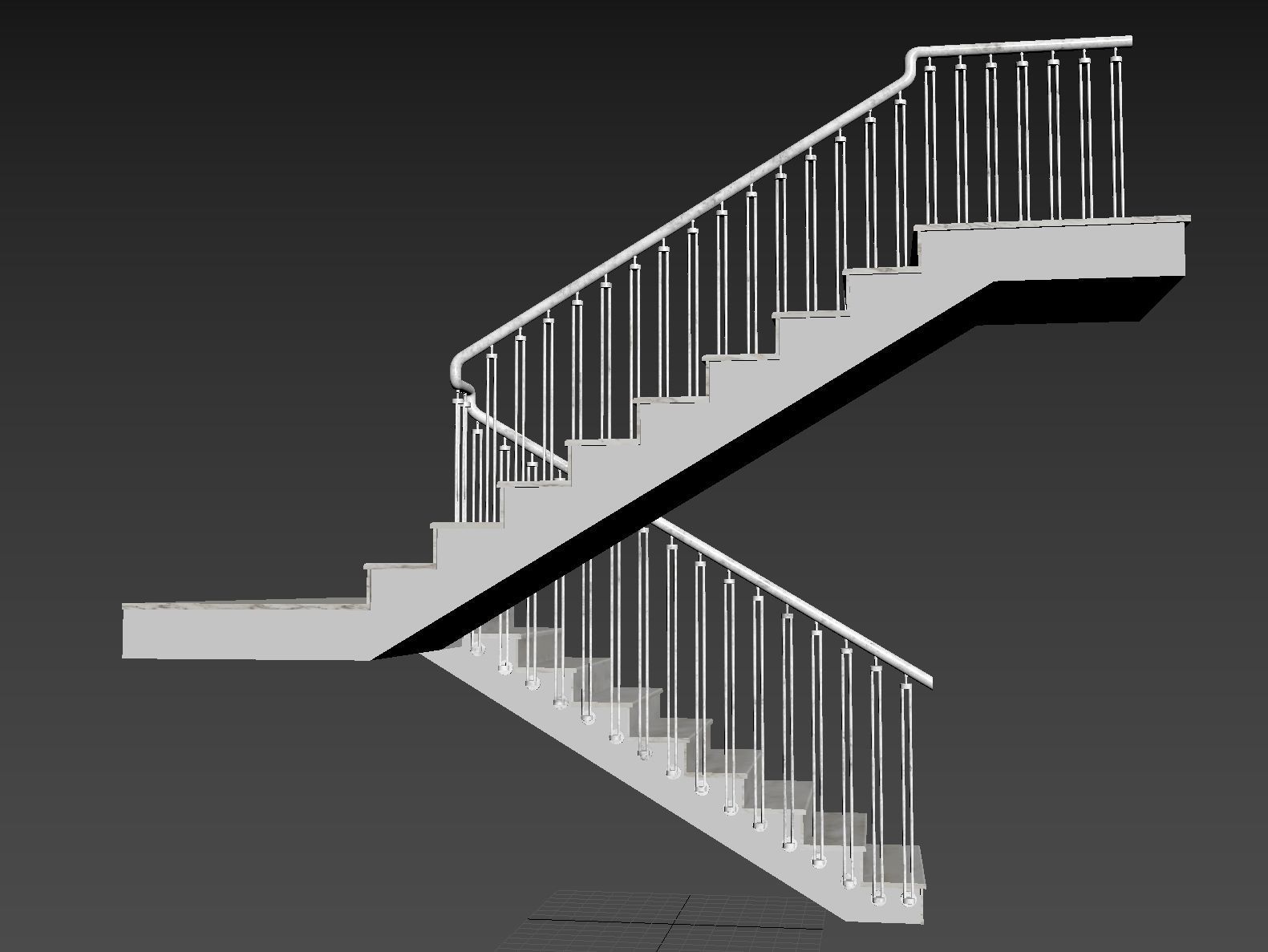 Marble staircase 16 3D model_21