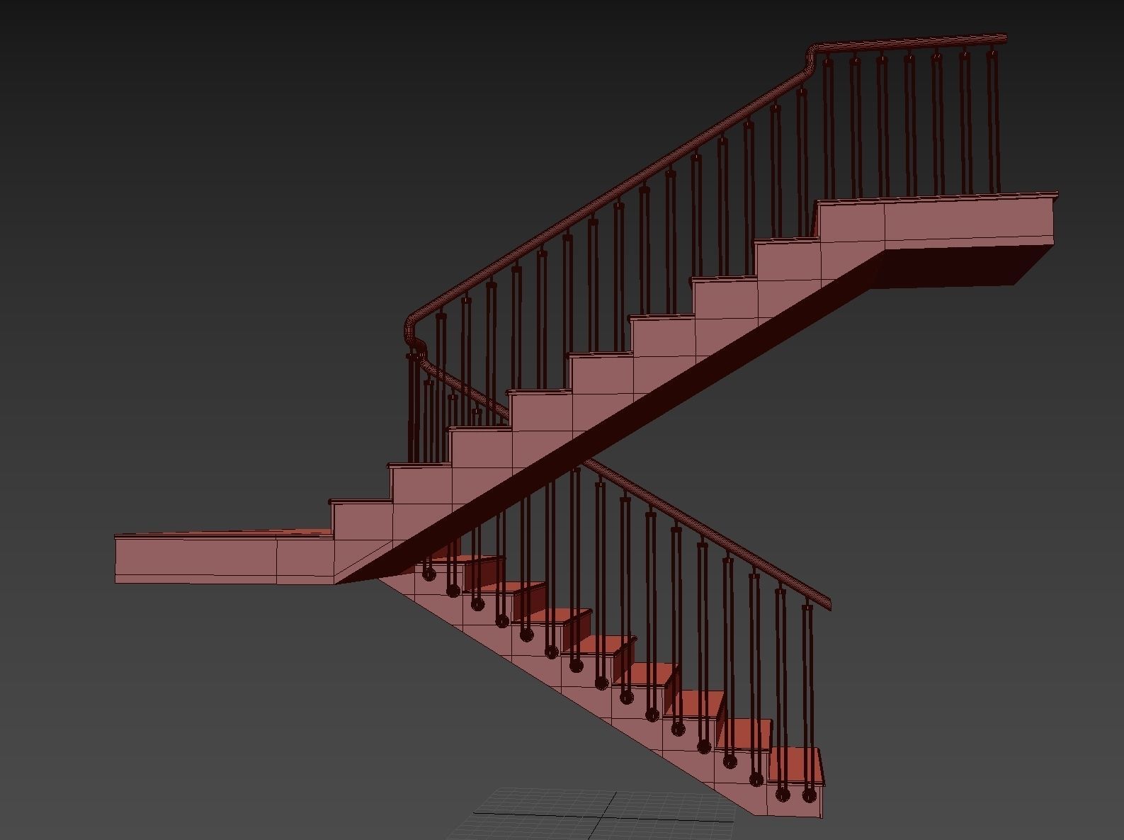 Marble staircase 16 3D model_24