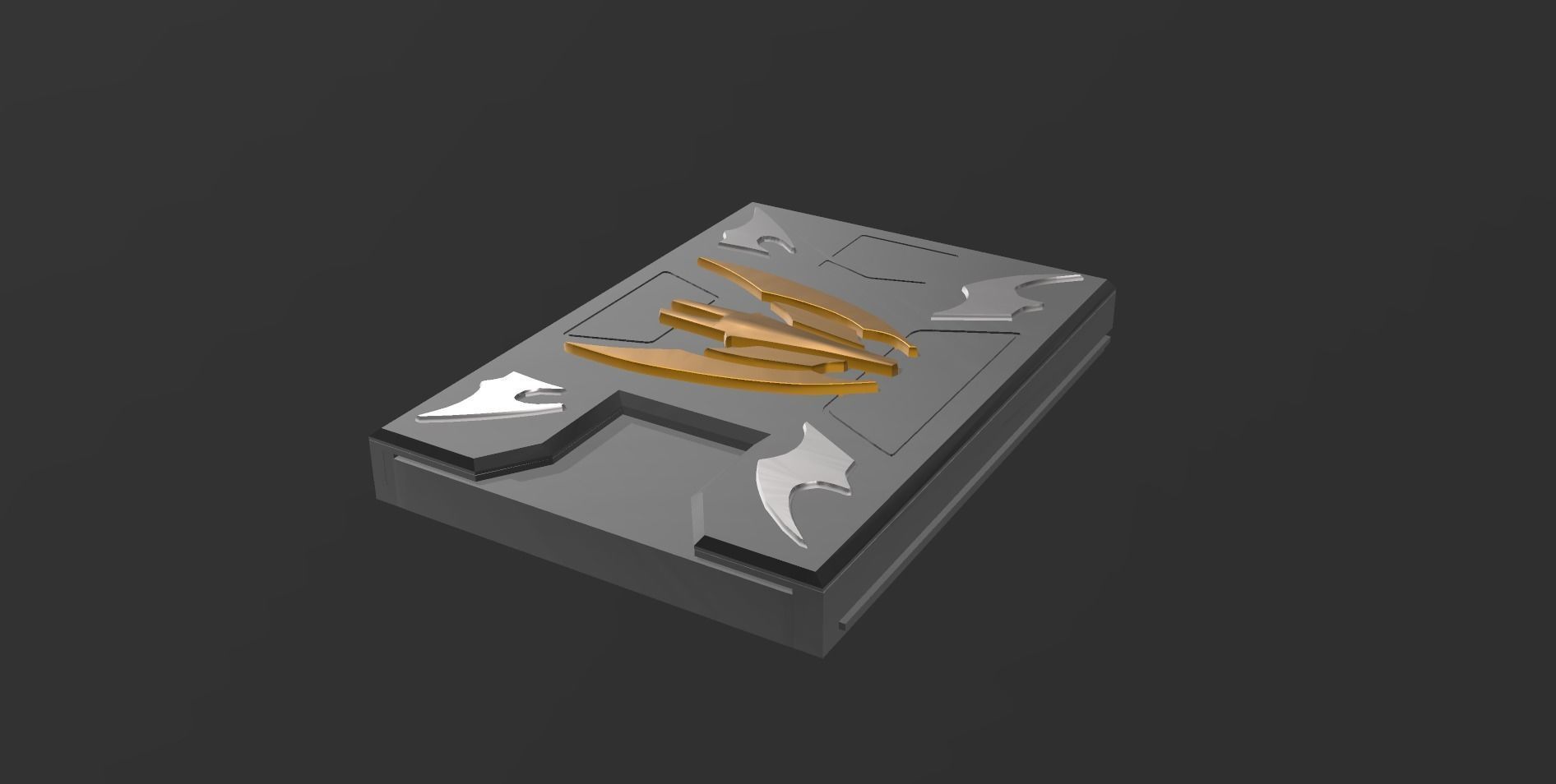 Kamen Rider Knight Advent Deck 3D print model_2