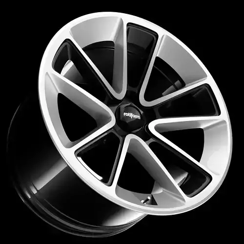 High-poly Rotiform BTL wheel- 3D model