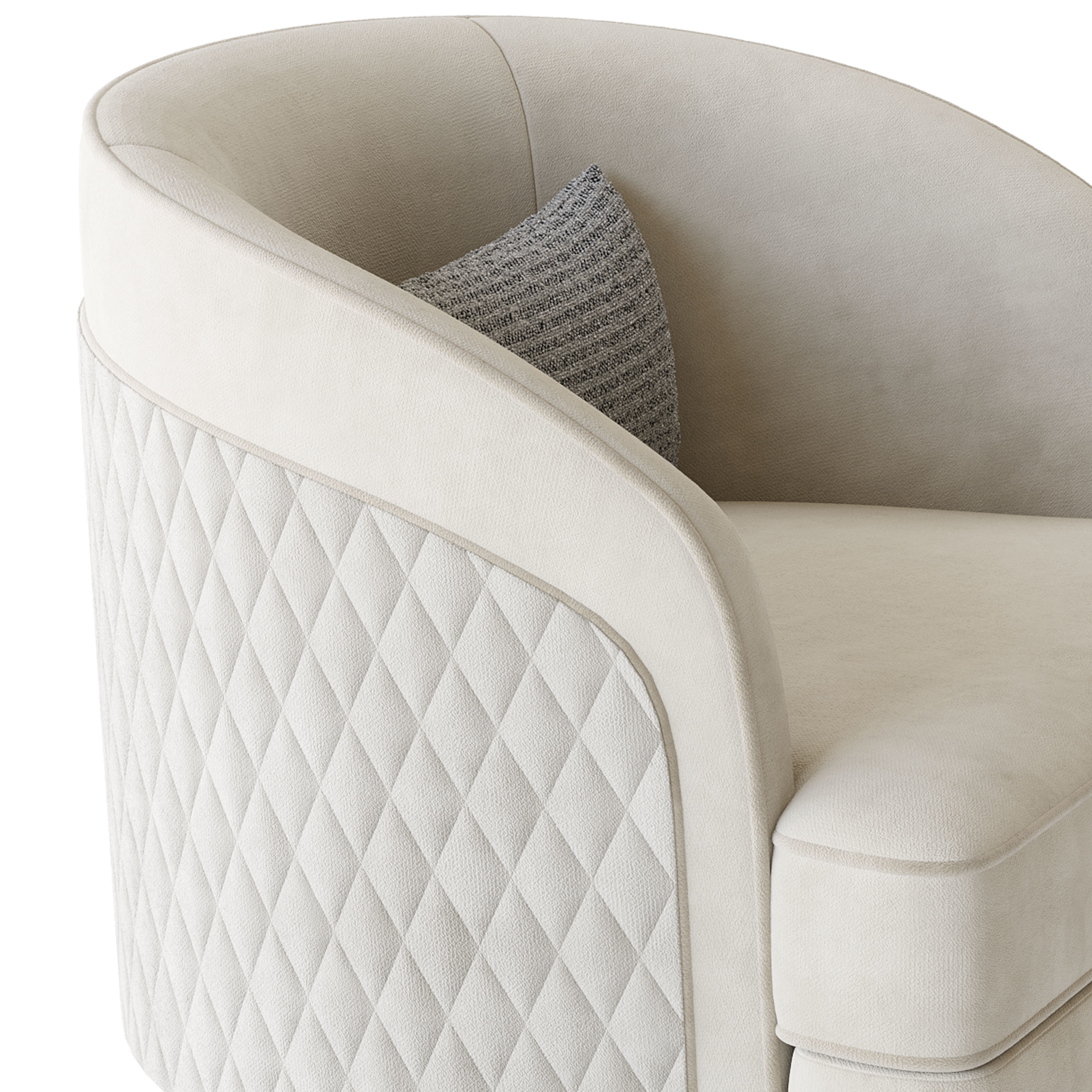 FH-7272 Boston Arm Chairs Pair 3D model_21