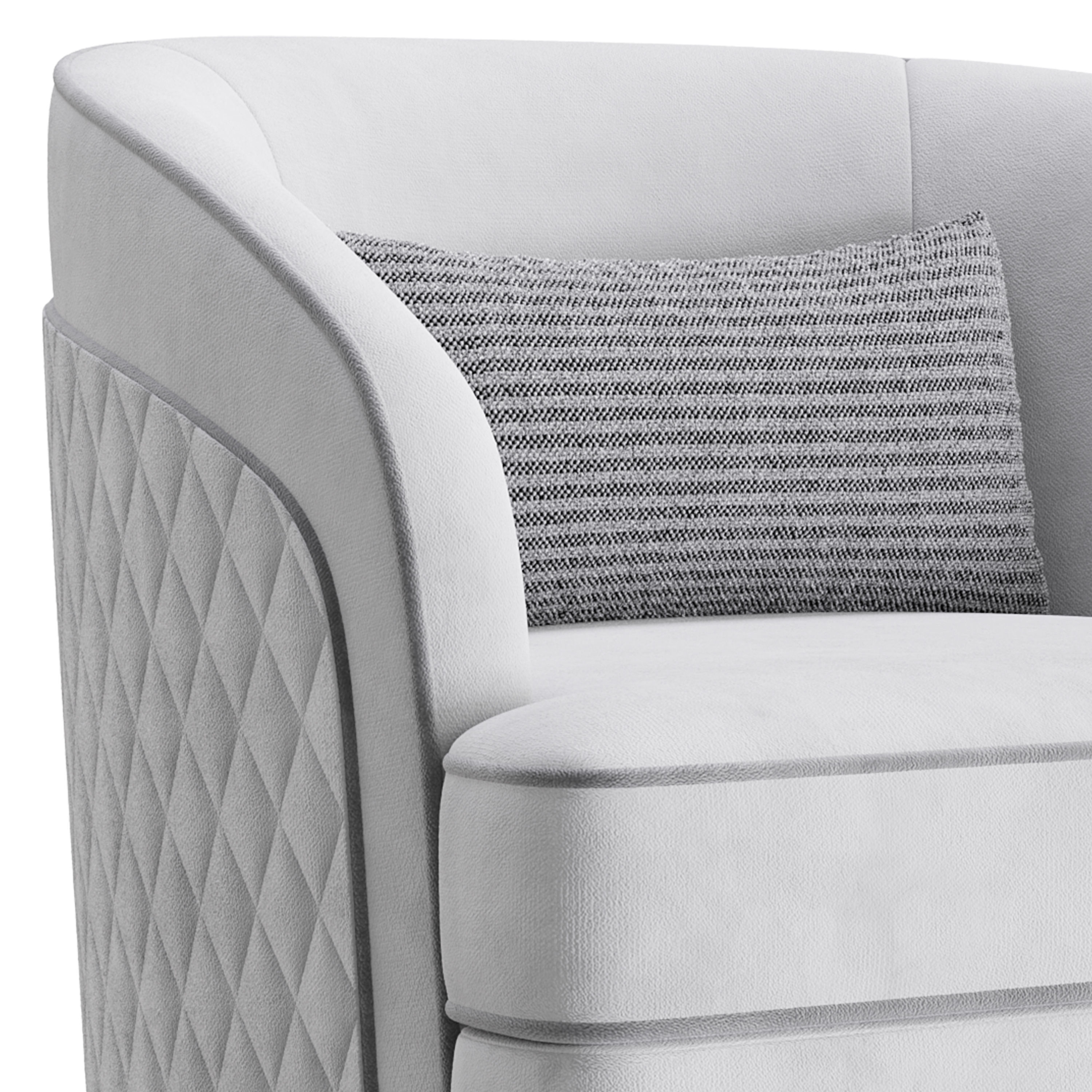 FH-7272 Boston Arm Chairs Pair 3D model_9