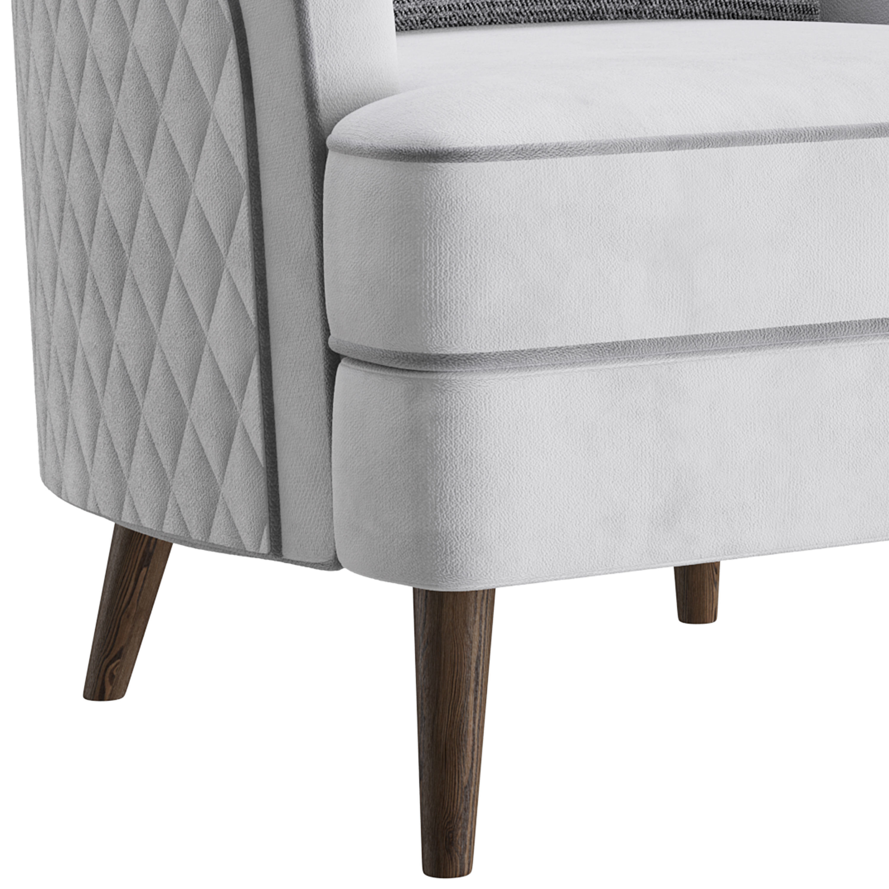 FH-7272 Boston Arm Chairs Pair 3D model_10