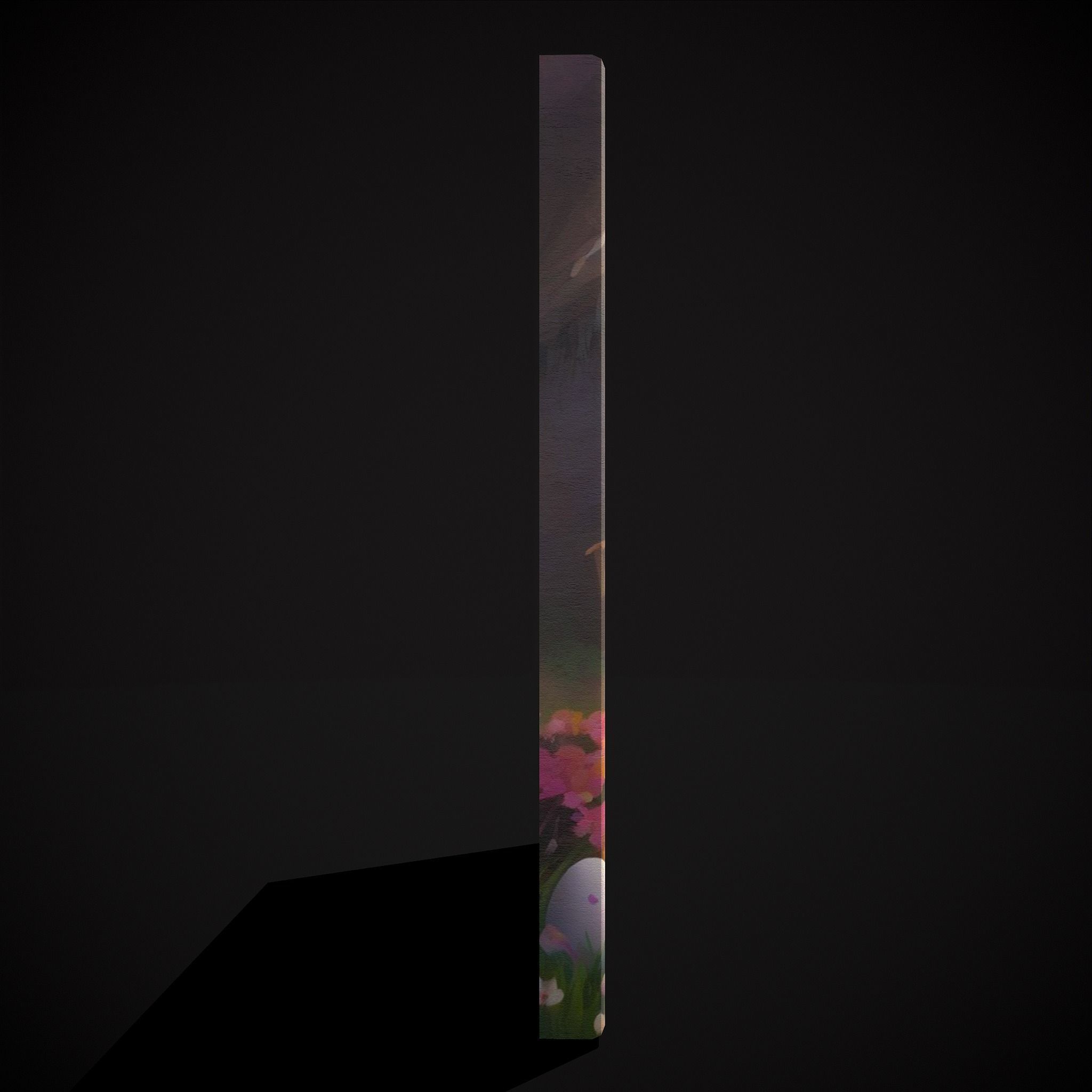 Easter Painting Eight Low-poly 3D model_7