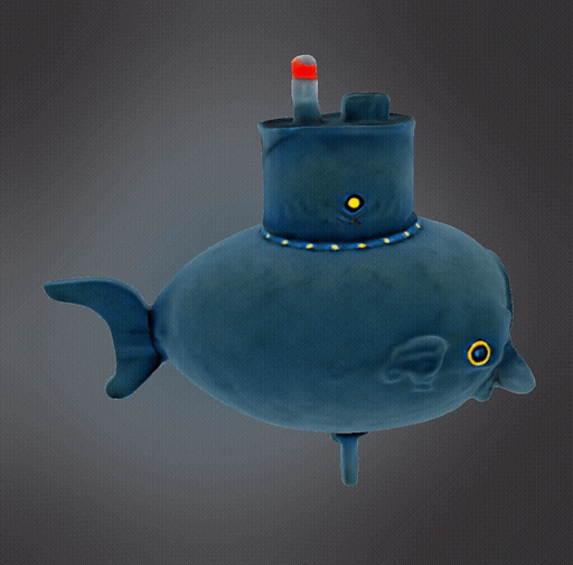 Fish Submarine 3D print model_2