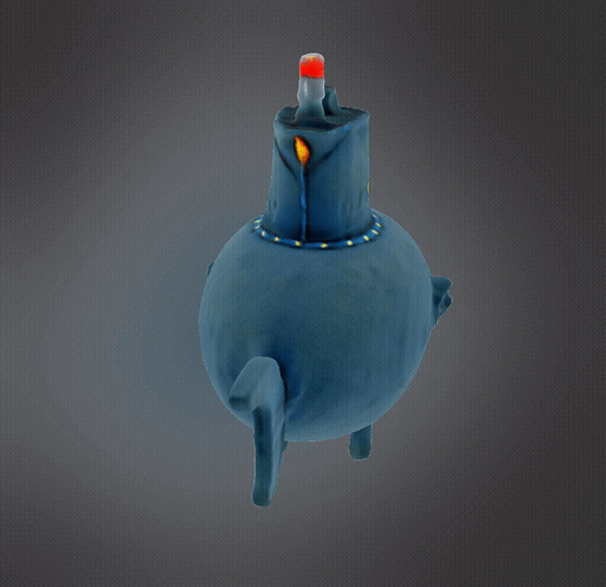Fish Submarine 3D print model_3