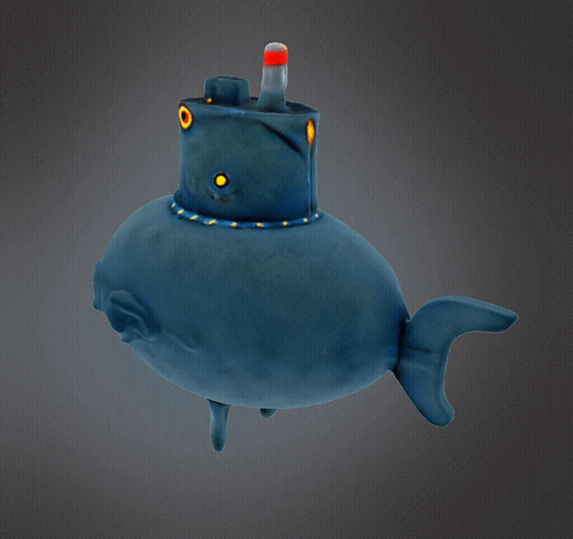 Fish Submarine 3D print model_4