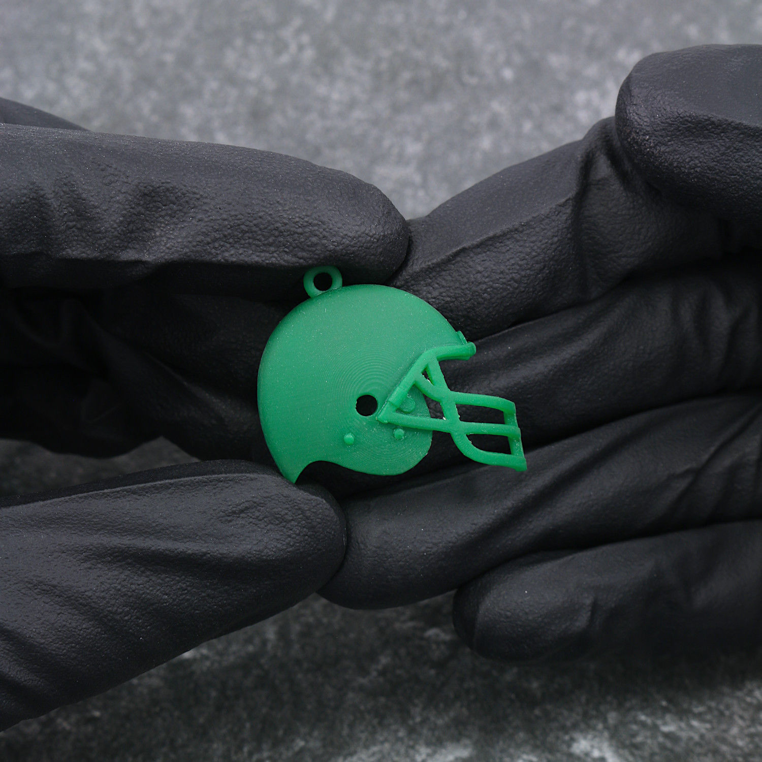 Textured American Football Helmet 3d Model 3D print model_9