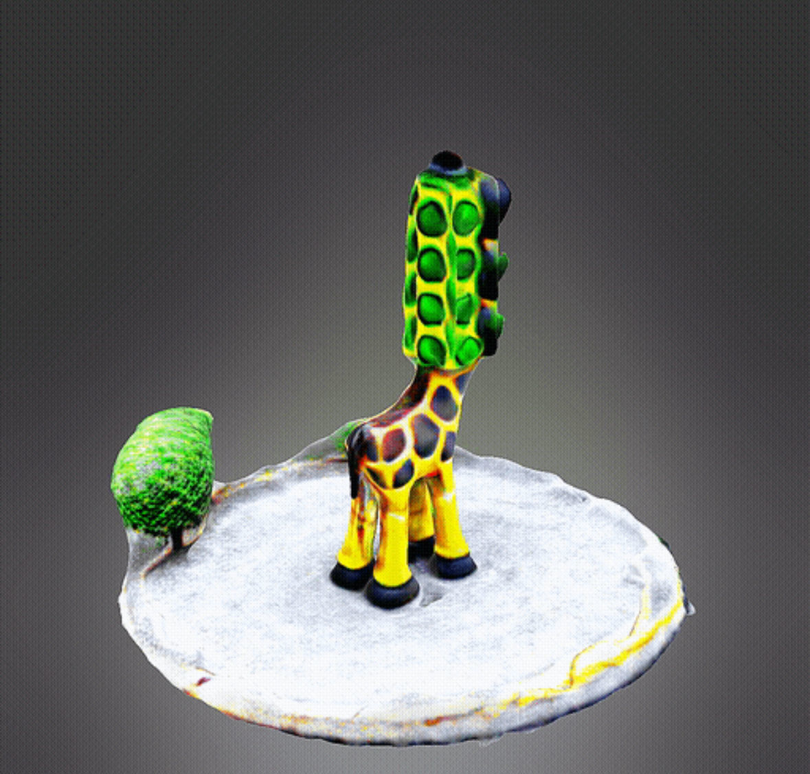 Traffic Light Head Giraffe 3D print model_2