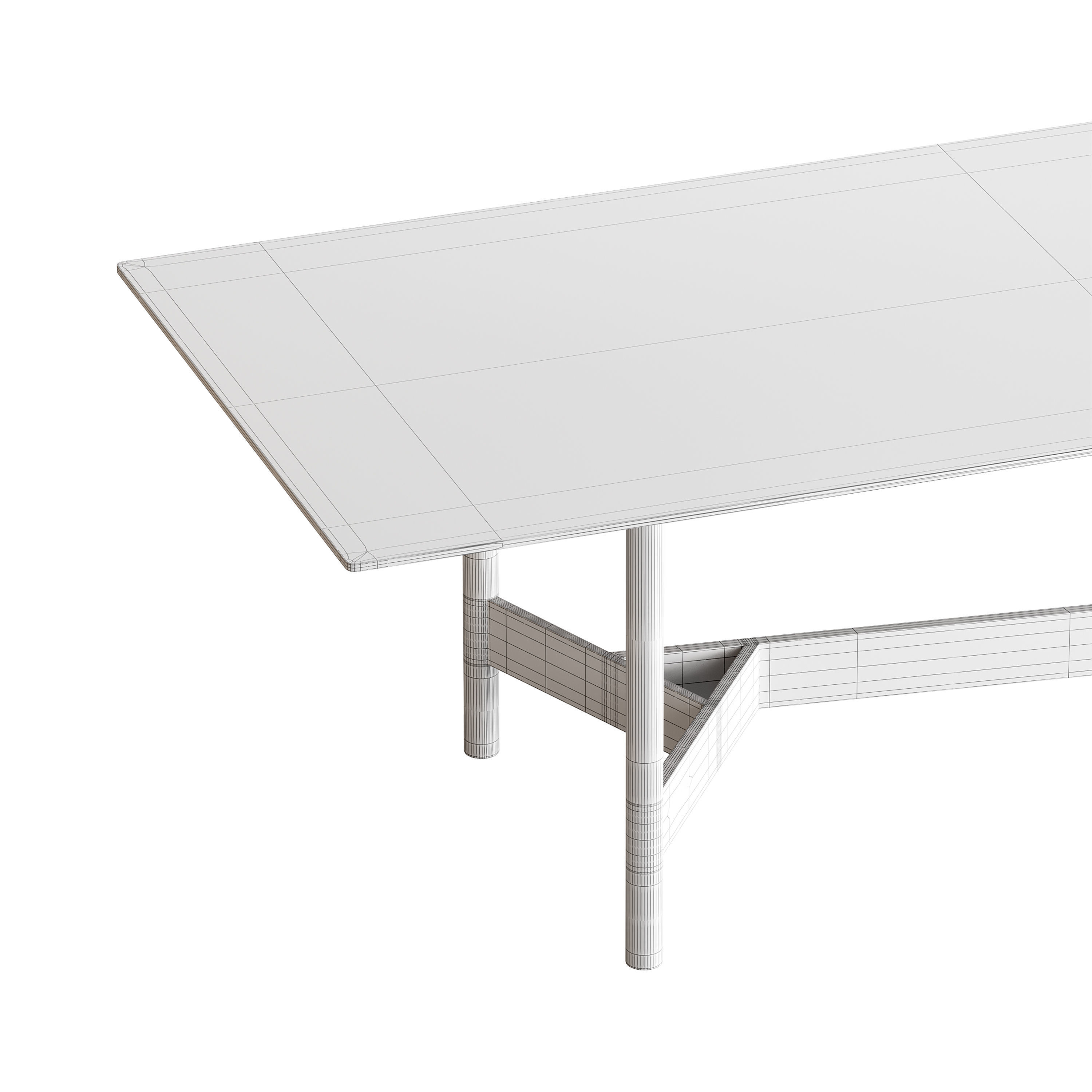 Agos Table - Fiam 3D model_8