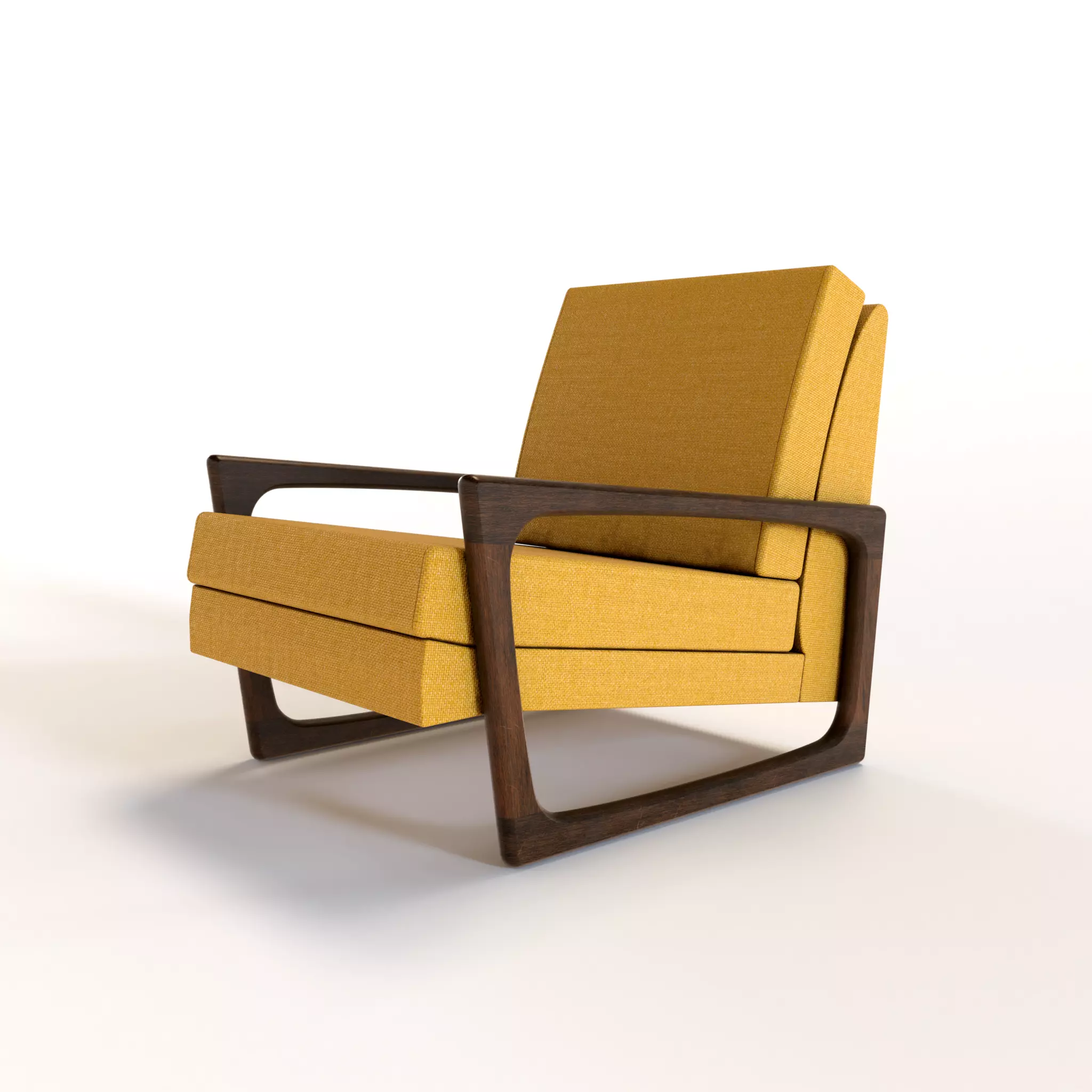 Adrian Pearsall Vintage Club Chair 3D model_0