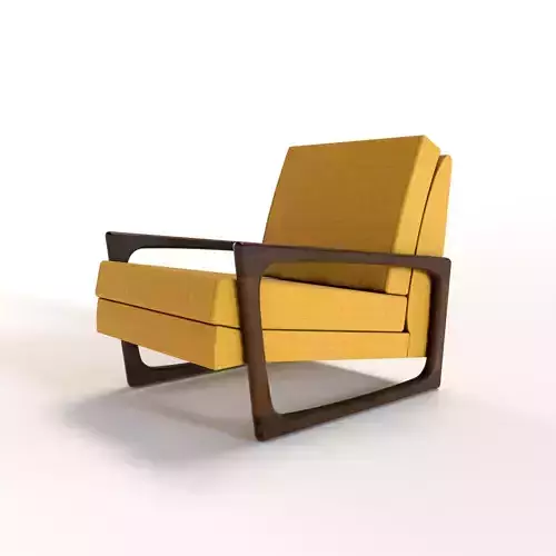 Adrian Pearsall Vintage Club Chair 3D model