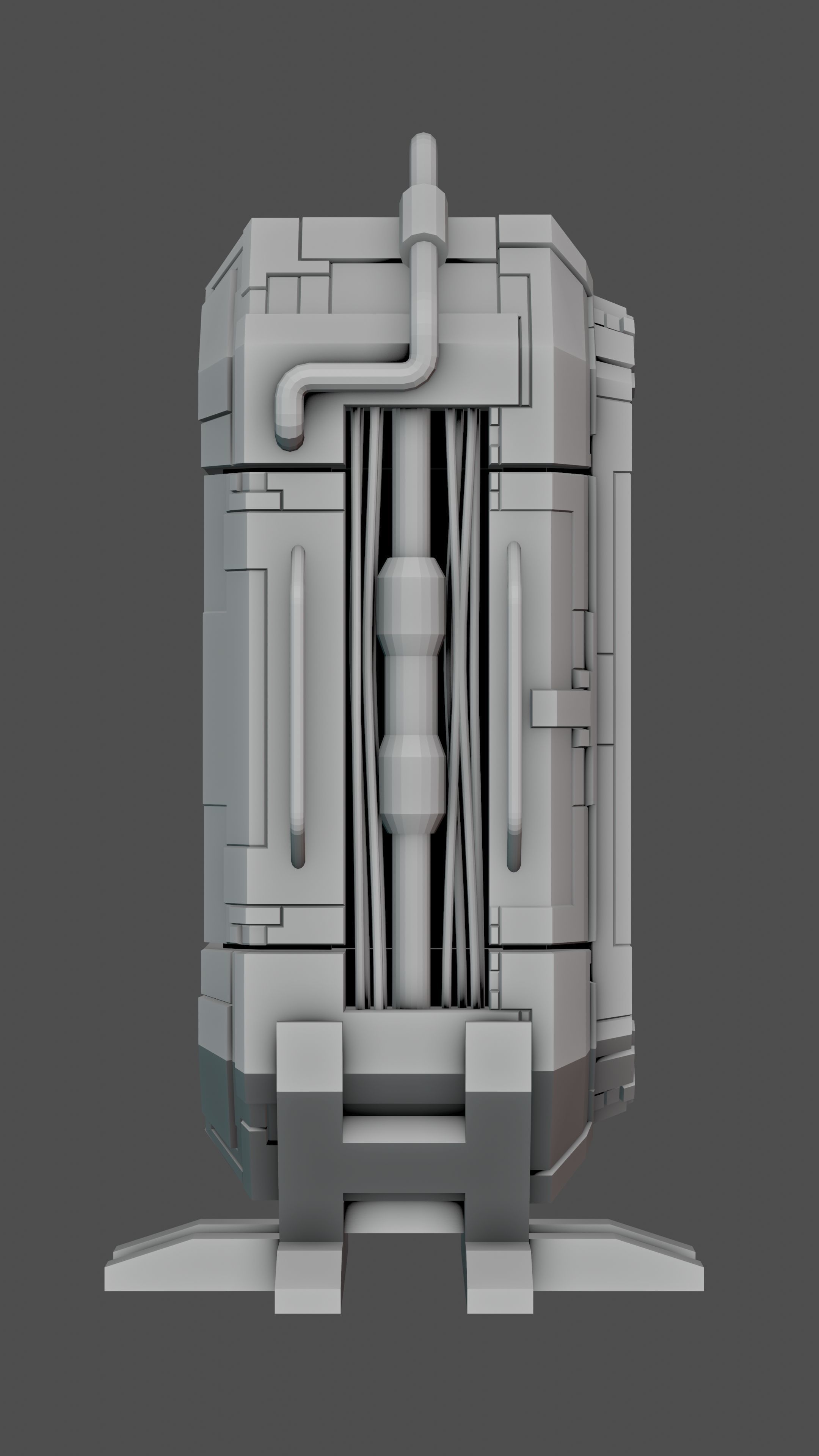 Sci-Fi Terminal 3D model_5