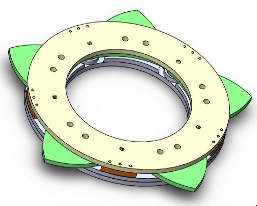 D500T80 wood iris mechanism laser cut  3D print model_10