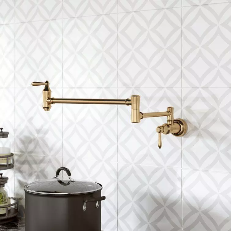Farmhouse Wall Mount Kitchen Faucet Free 3D model