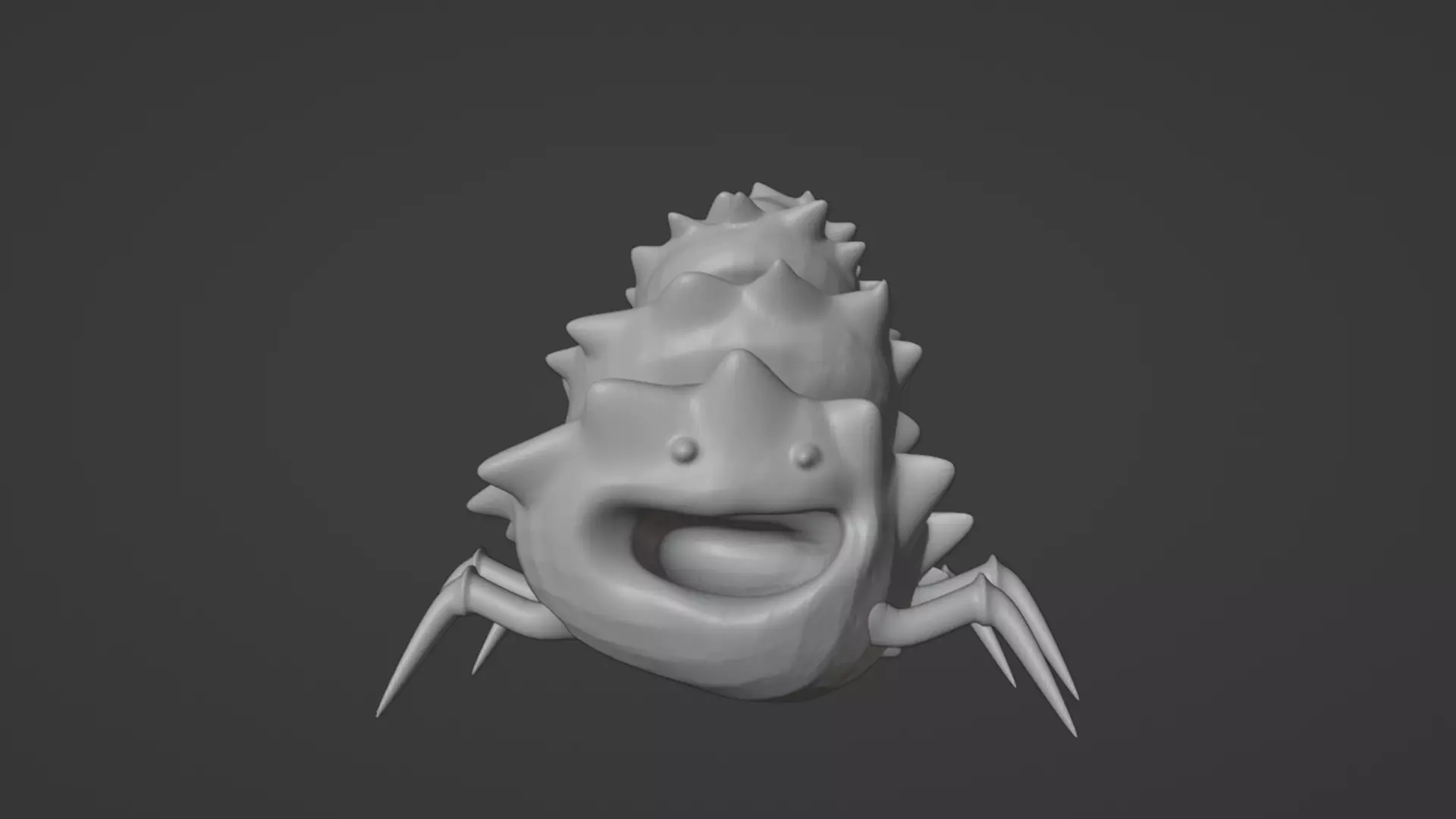 Happy Crab Free 3D model_0