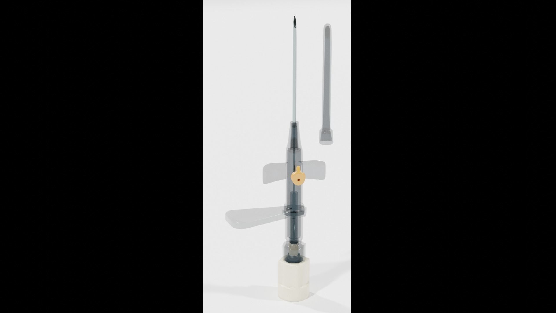 Cannula Low-poly 3D model_5