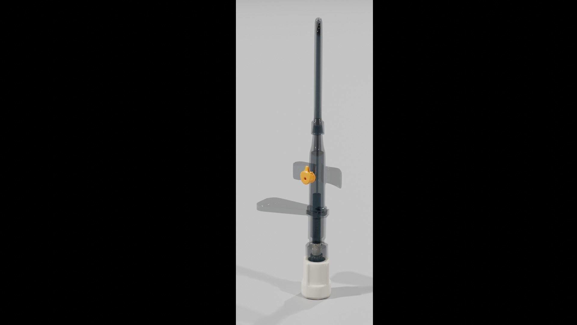 Cannula Low-poly 3D model_9