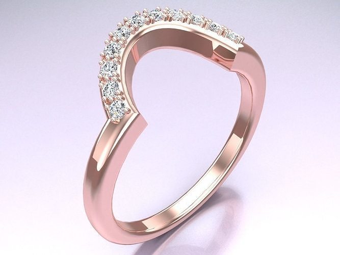 Diamond Ring - Womens Rings - N142831 3D print model