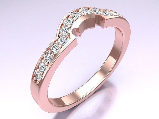 Diamond Ring - Womens Rings - N142202 3D print model
