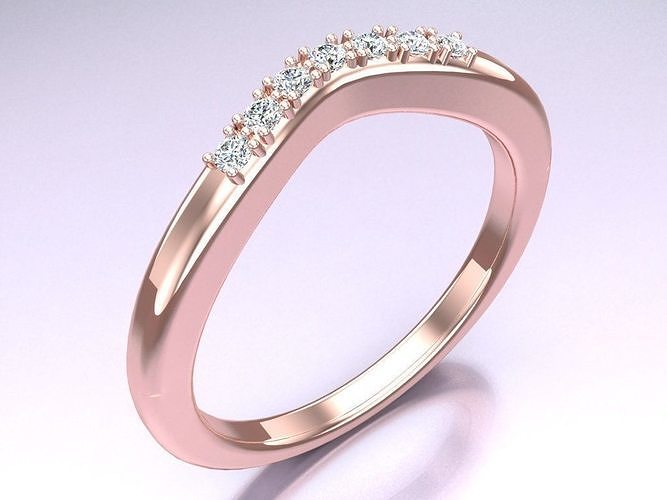 Diamond Ring - Womens Rings - N142217 3D print model