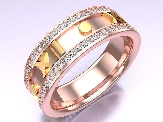 Diamond Ring - N142310 3D print model