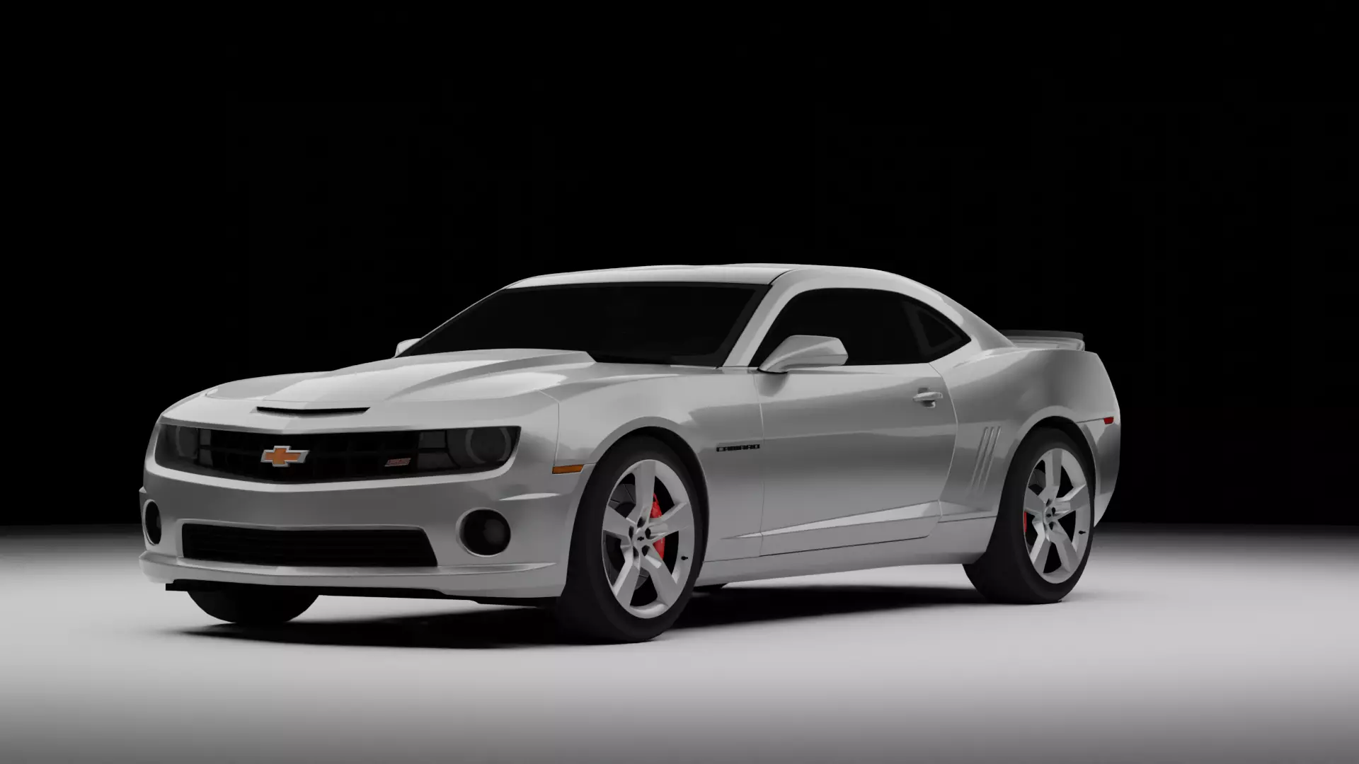 2010 camaro Rigged Low-poly 3D model_0