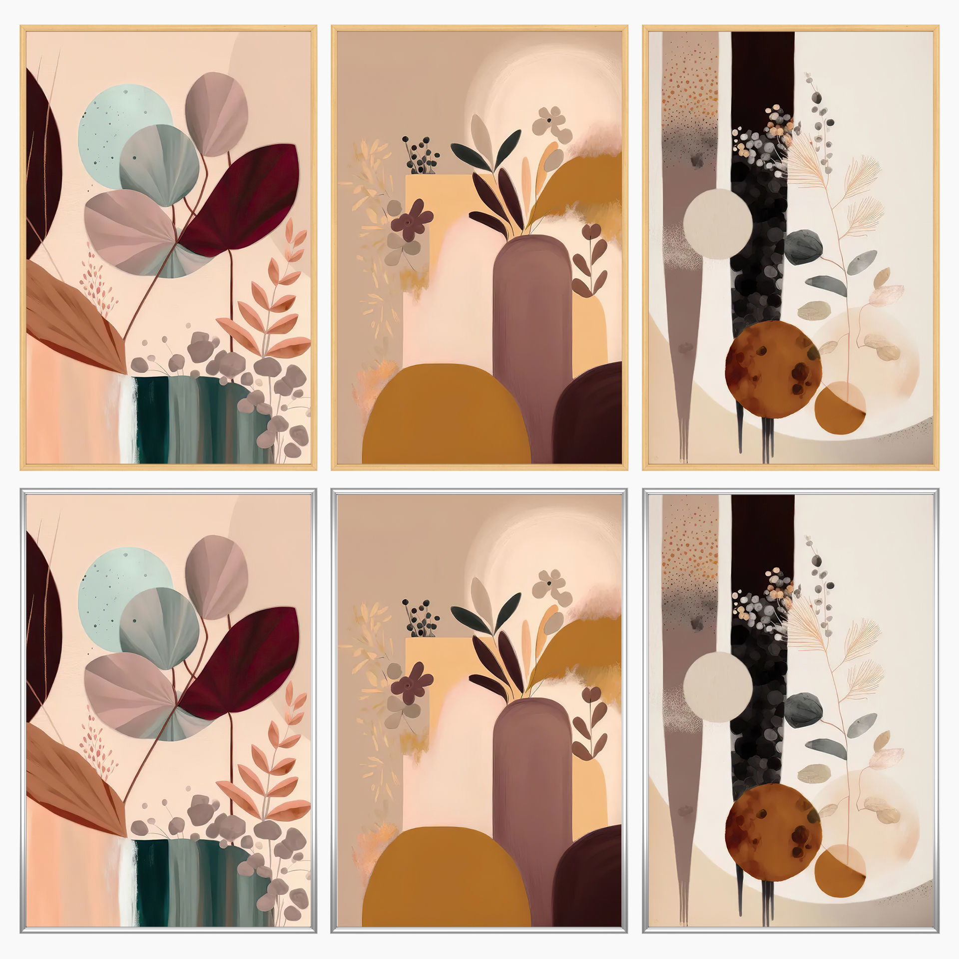 Wall Art Set 4261 3D model_2