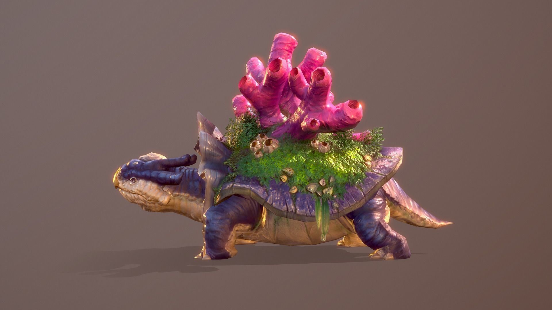 Turvel 3D Animations Low-poly 3D model_3