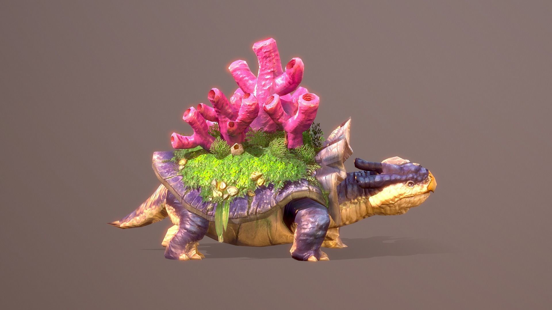 Turvel 3D Animations Low-poly 3D model_5