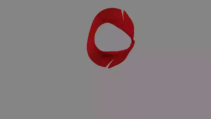 Dress collars scarves and necklaces decorated 3d models