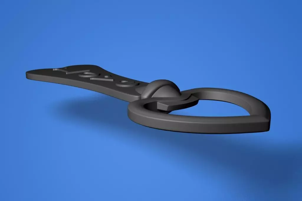 Bottle Opener 3D print model_0