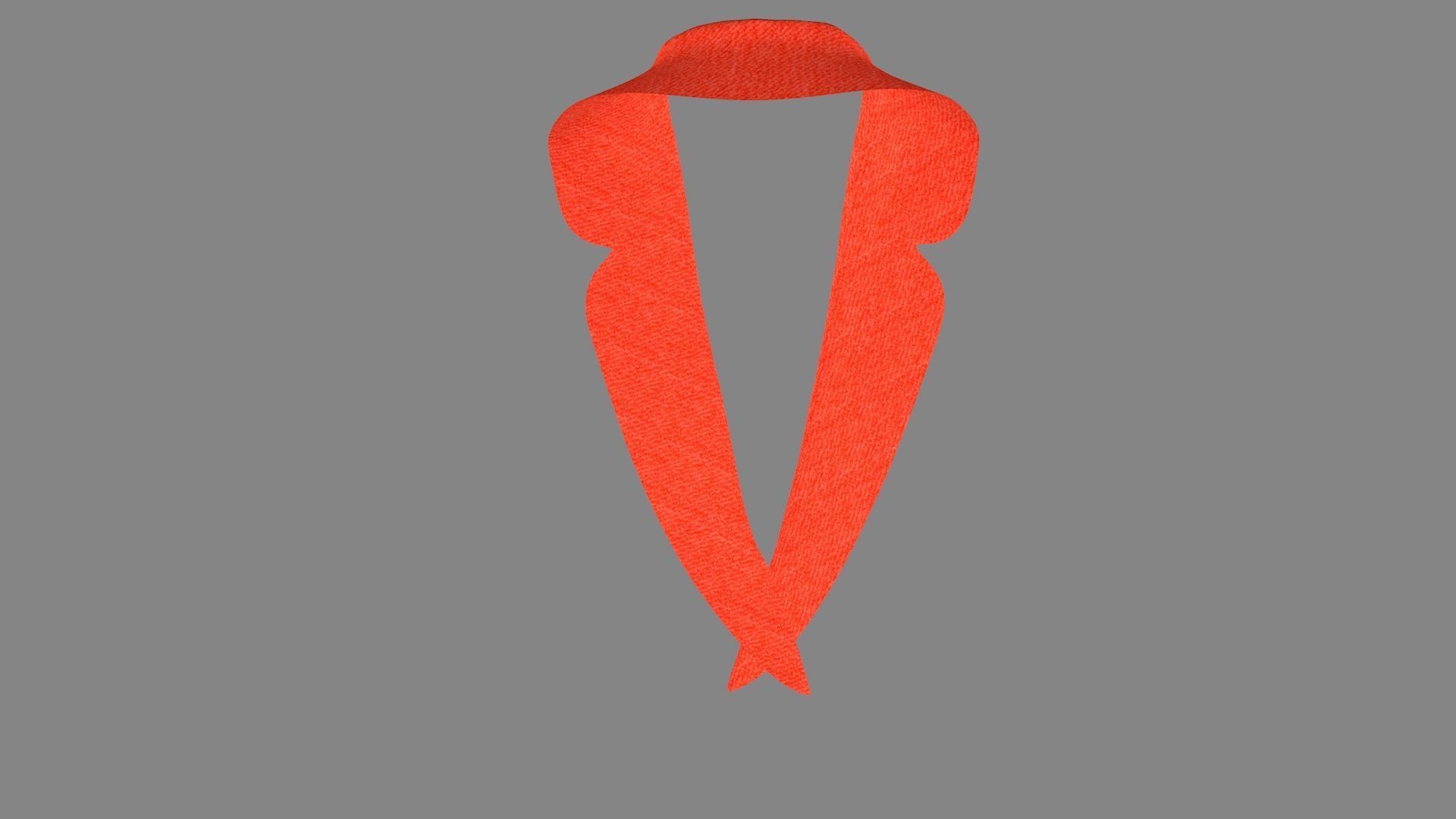 Dress collars scarves and necklaces decorated 3d models 3D model_2