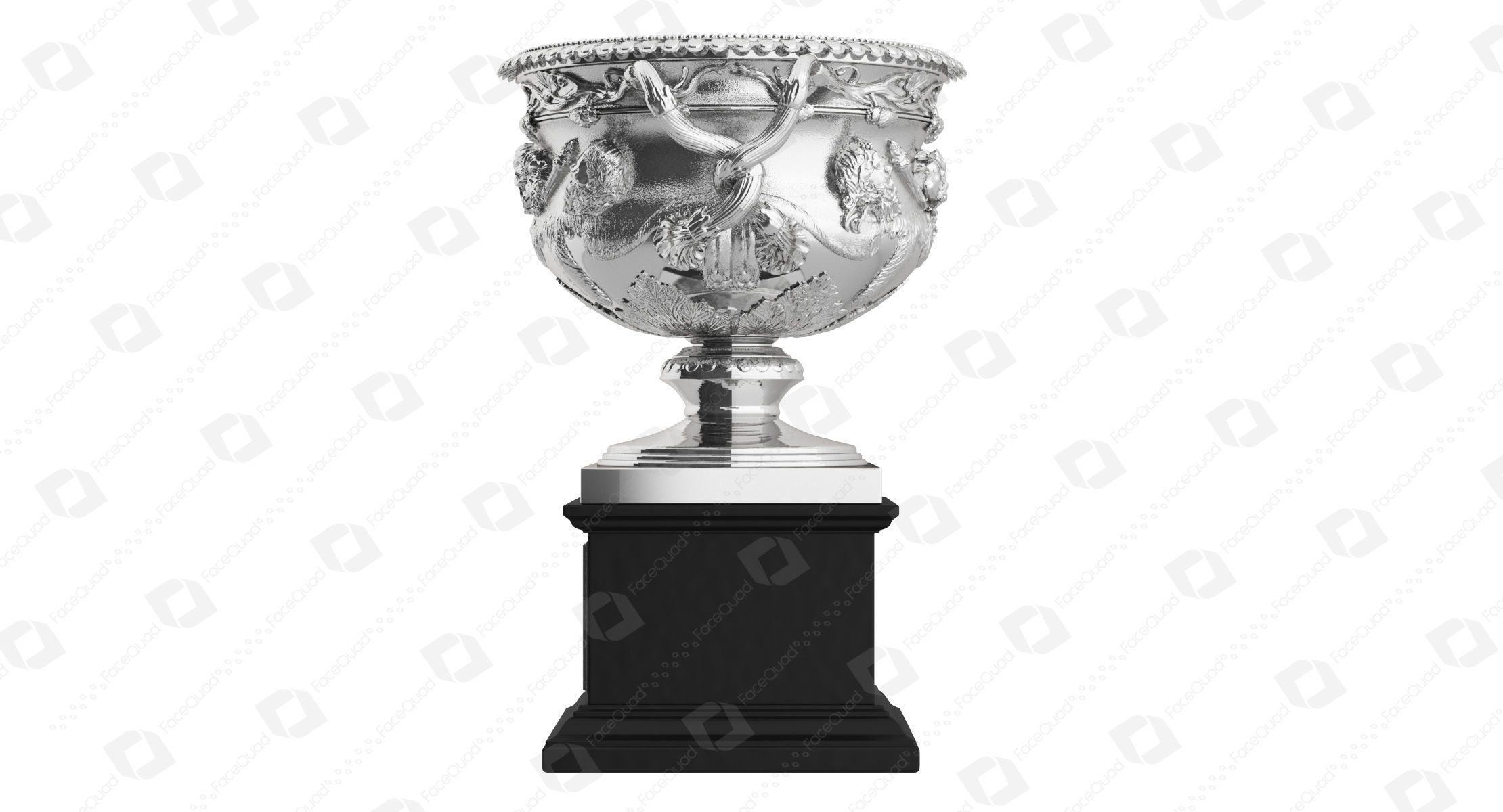 Australian Open Men Singles Trophy 3D print model_3