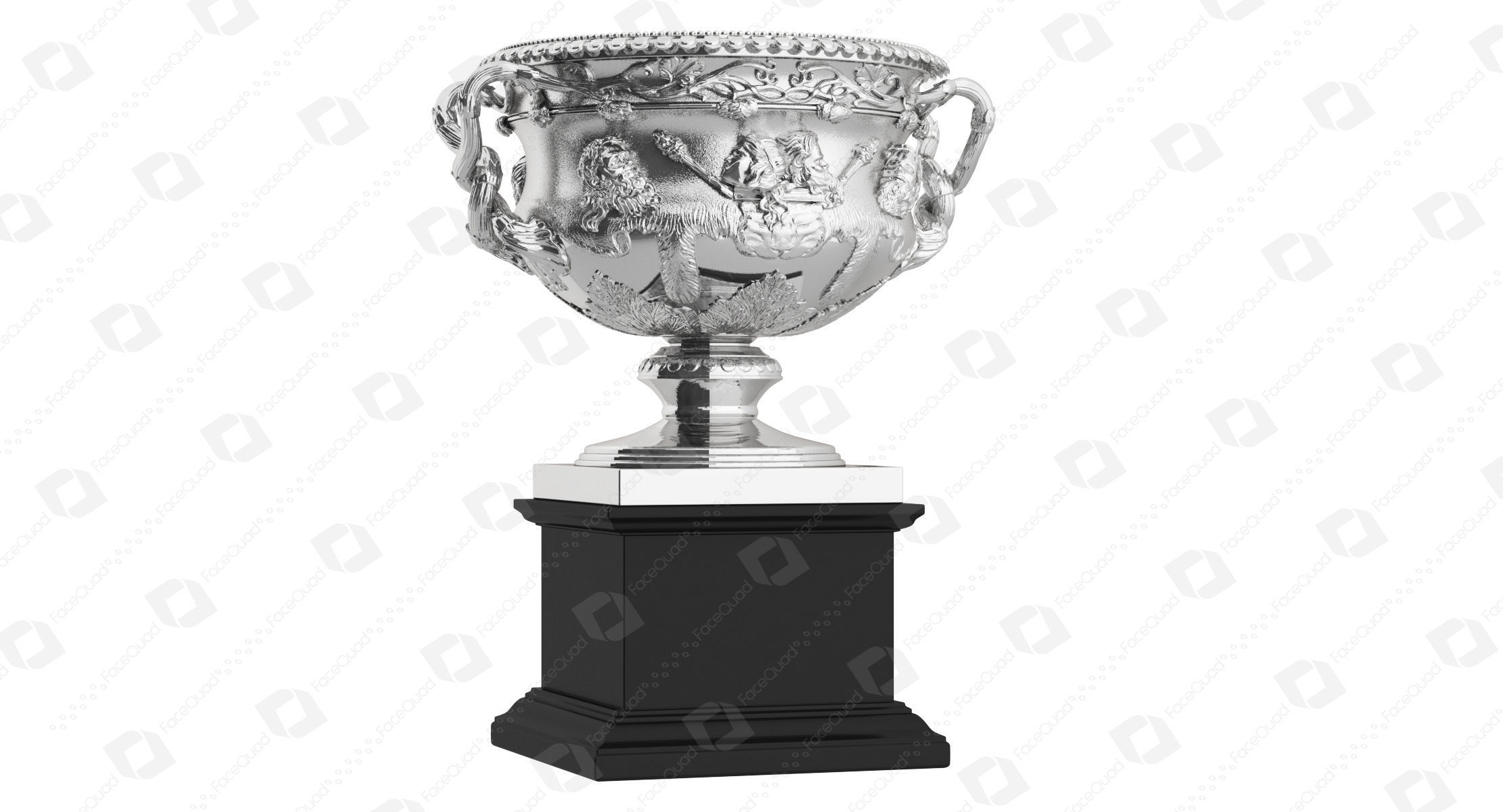 Australian Open Men Singles Trophy 3D print model_5