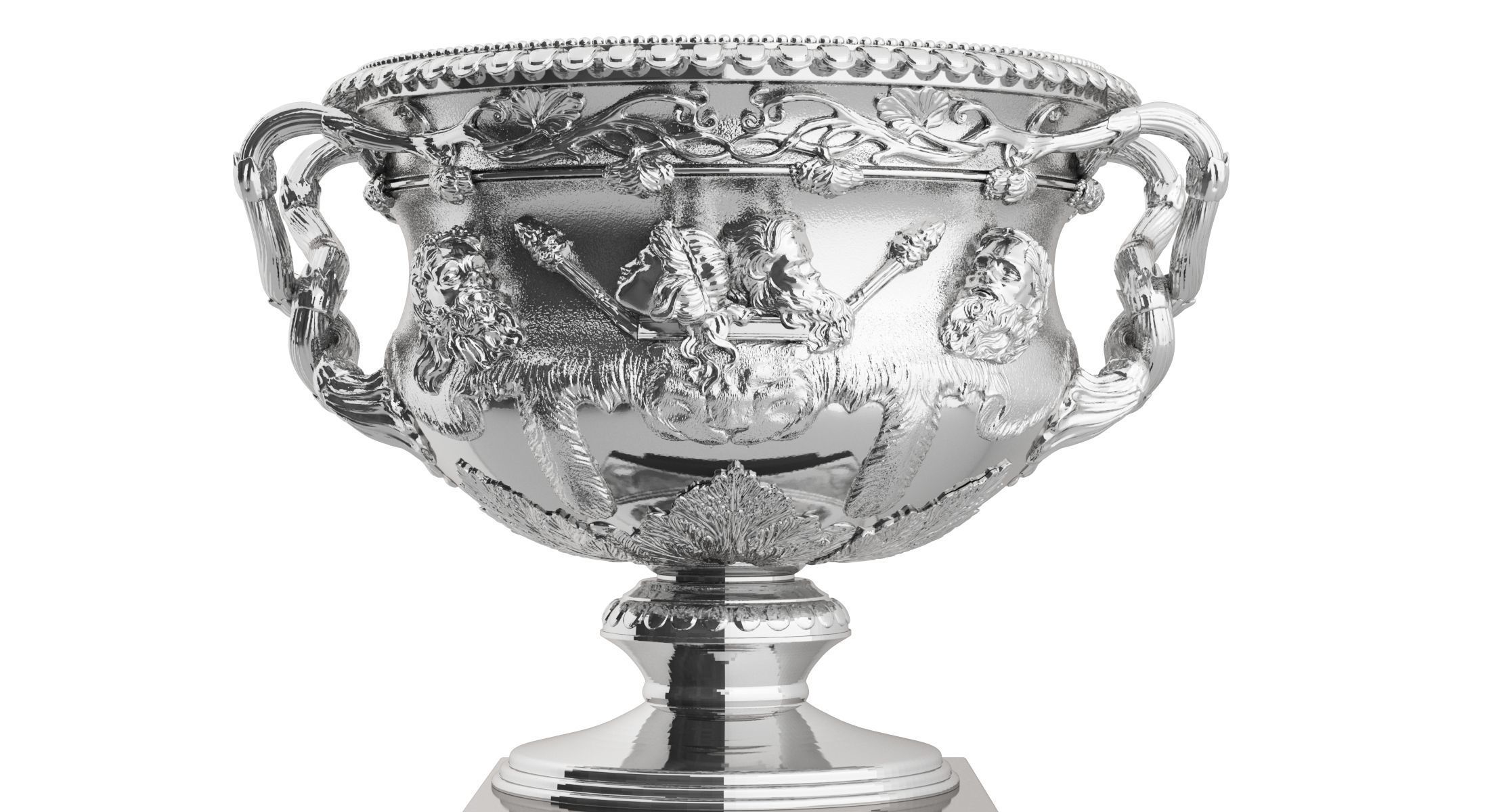 Australian Open Men Singles Trophy 3D print model_4