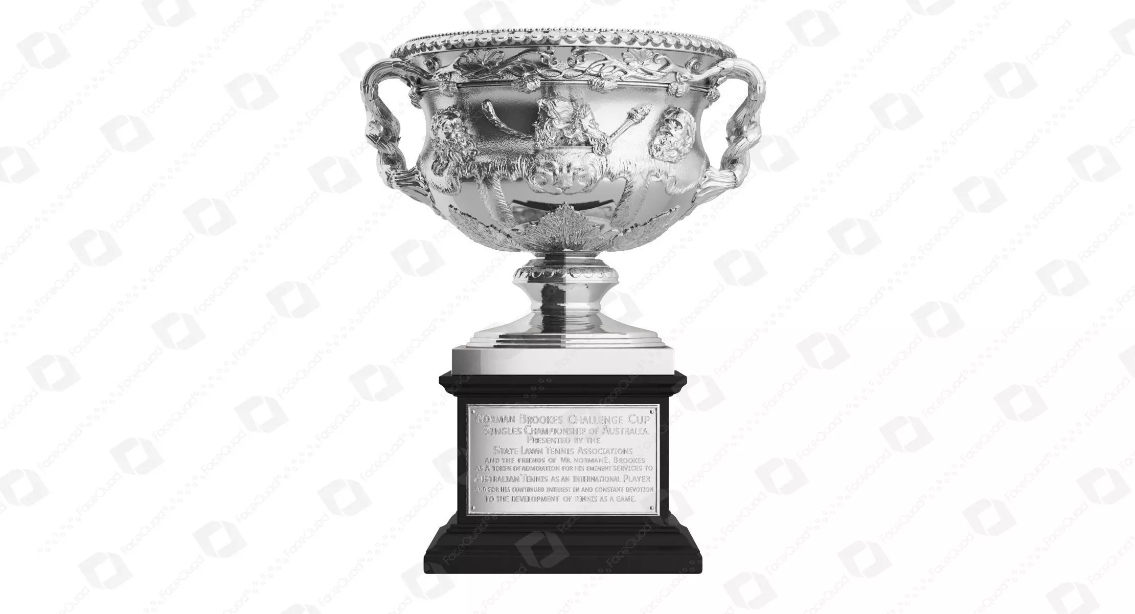 Australian Open Men Singles Trophy 3D print model_0