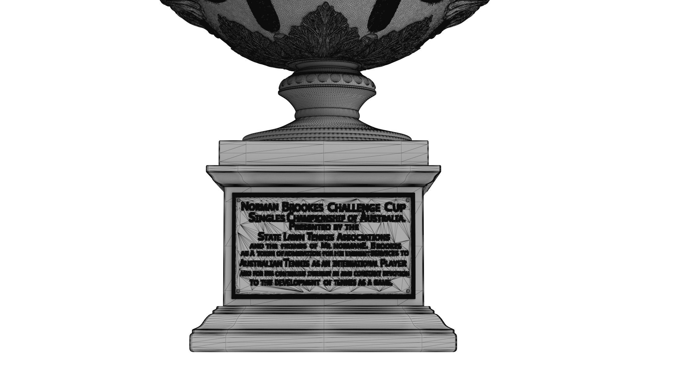 Australian Open Men Singles Trophy 3D print model_14