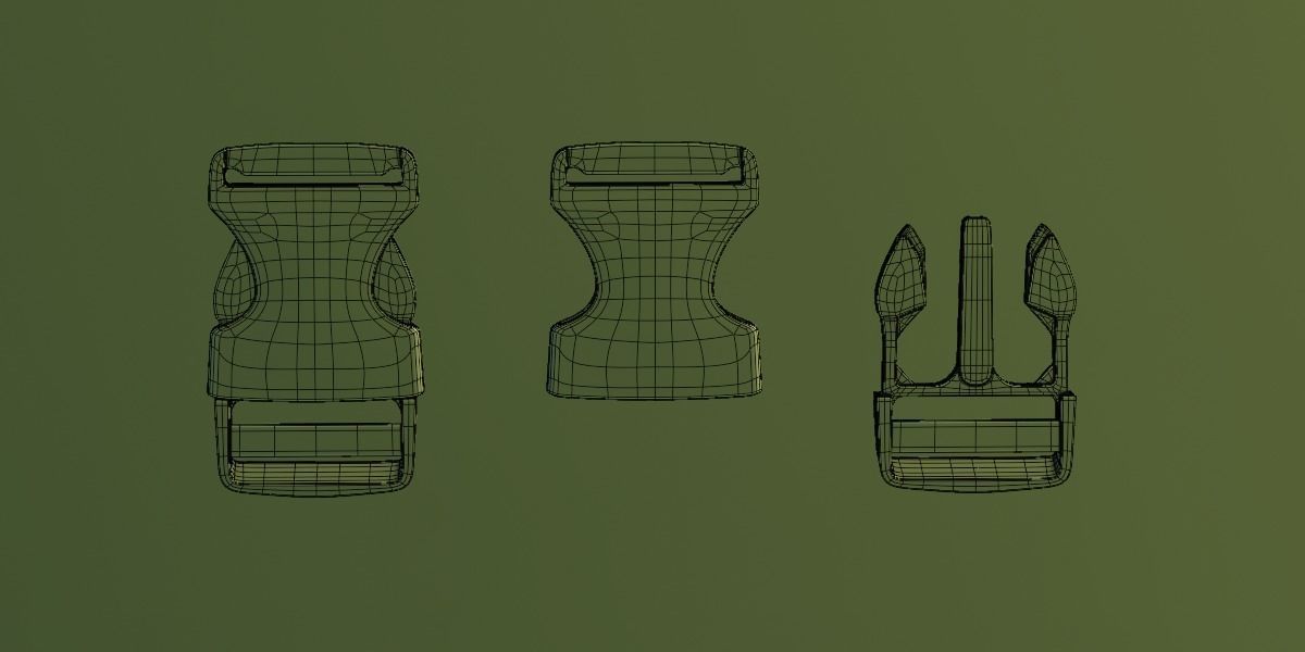 Buckle 2 3D model_2