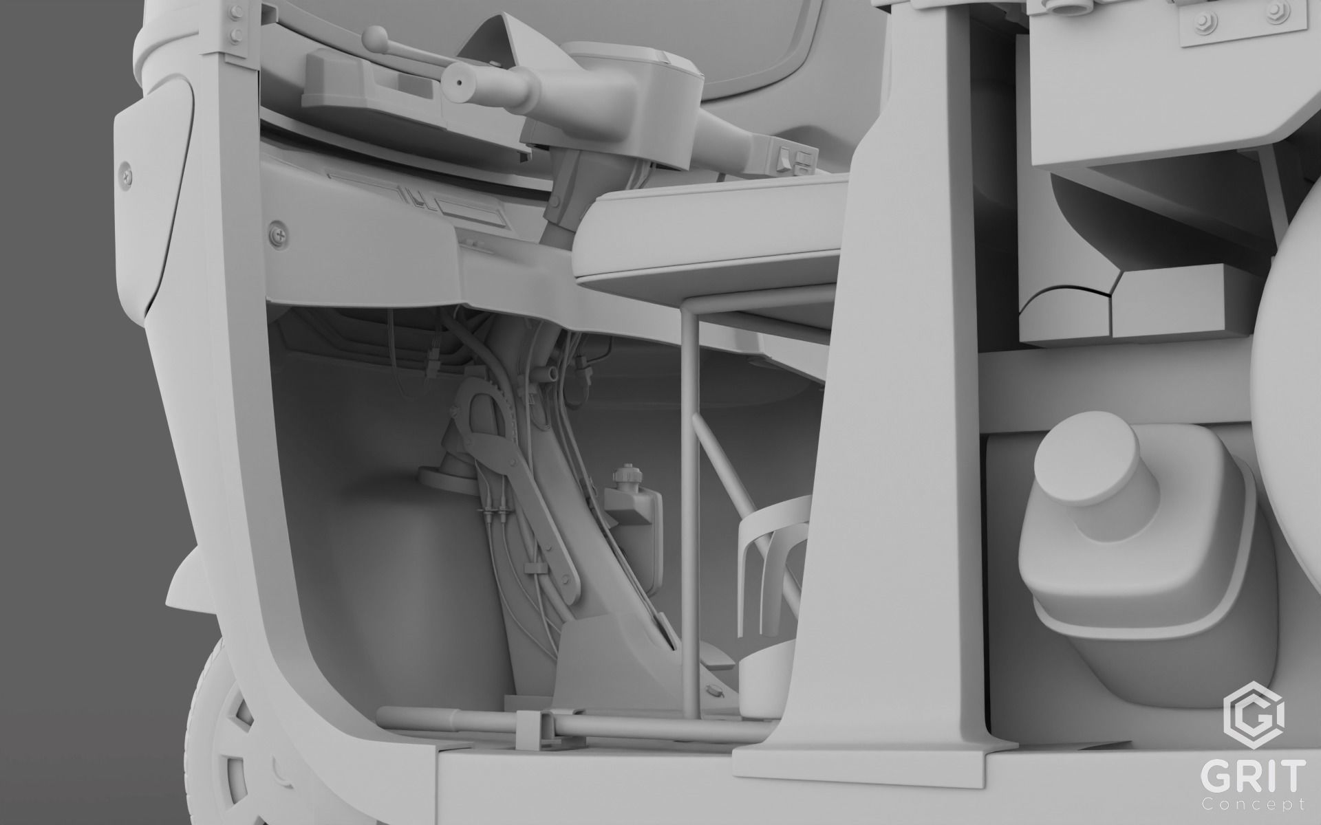 TRICYCLE - RICKSHAW - PIAGGIO - CARGO 3D MODEL Low-poly 3D model_67