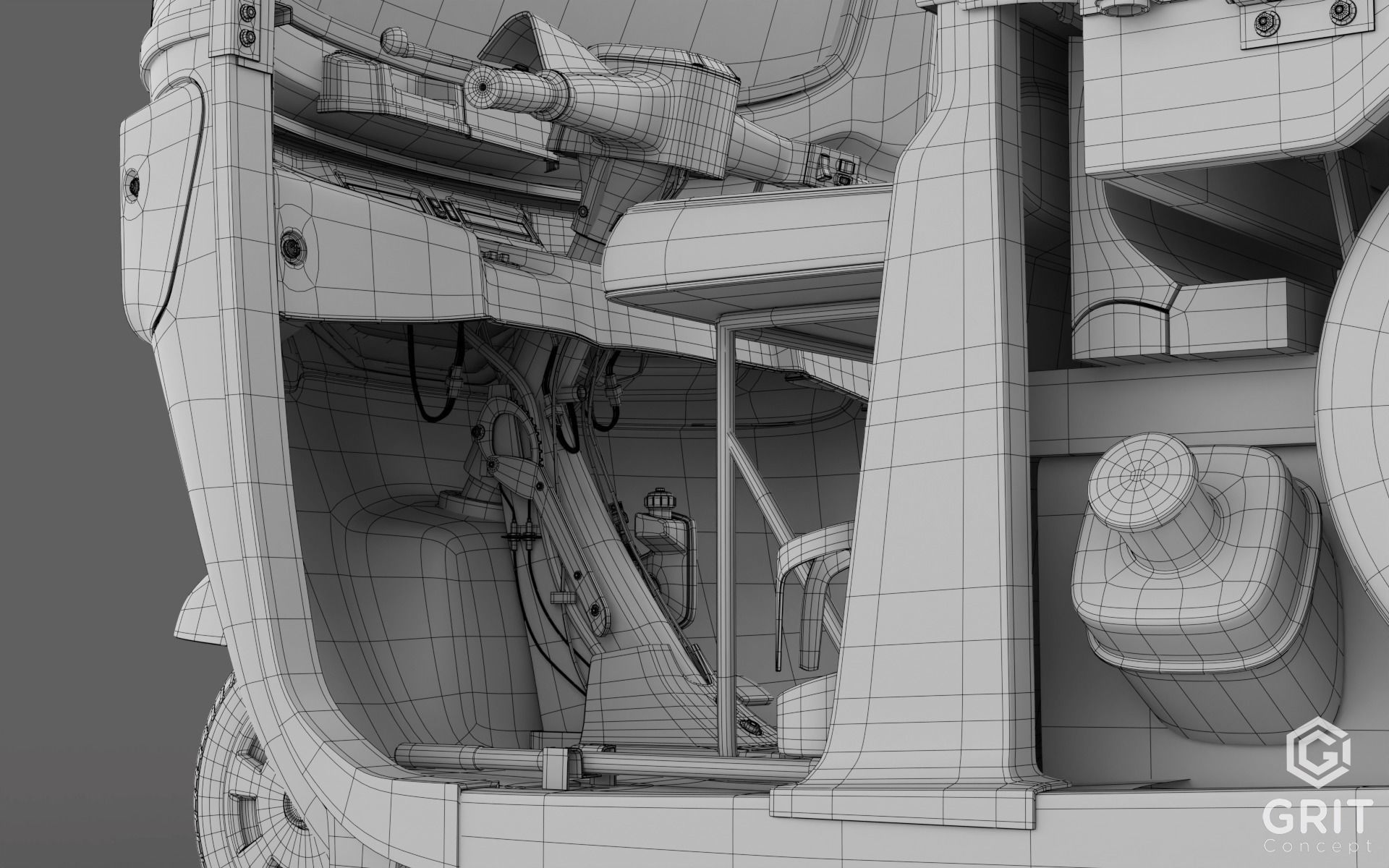 TRICYCLE - RICKSHAW - PIAGGIO - CARGO 3D MODEL Low-poly 3D model_68