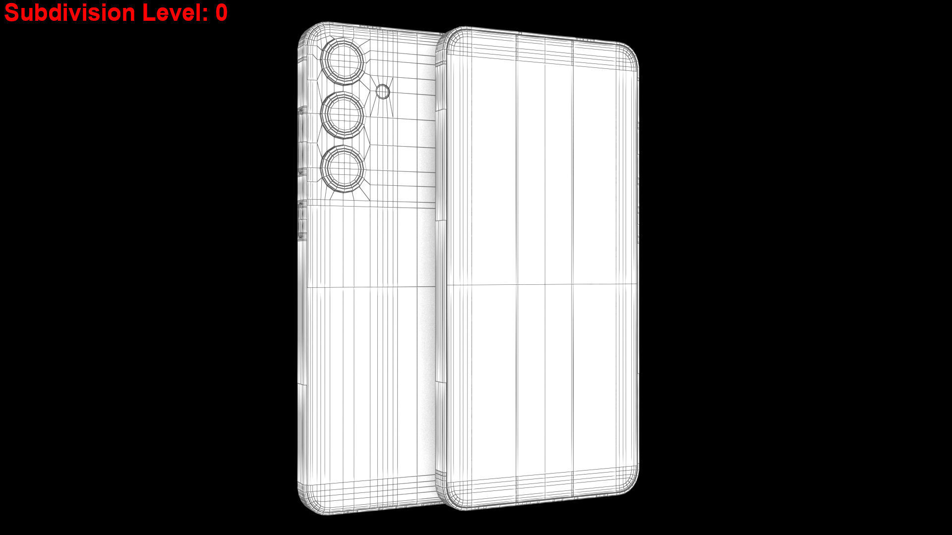 Samsung Galaxy S24 Plus Amber Yellow Low-poly 3D model_25