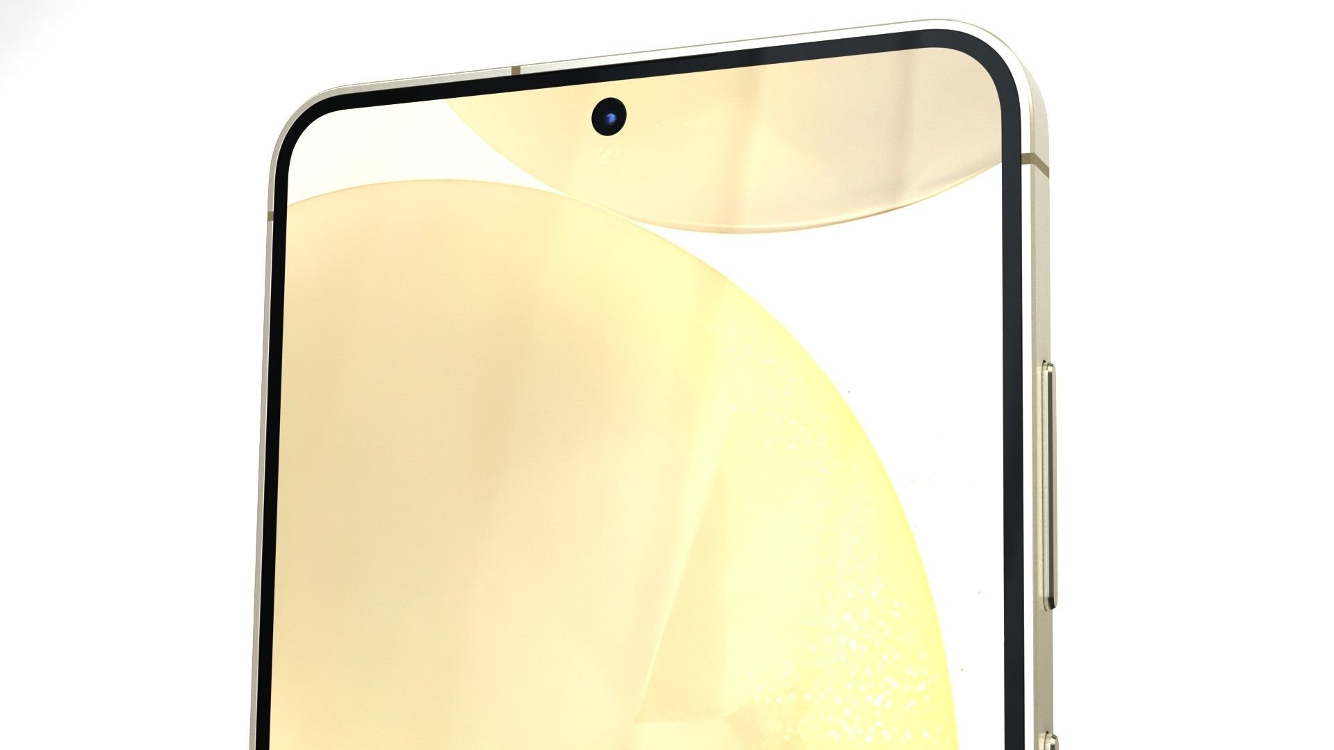 Samsung Galaxy S24 Plus Amber Yellow Low-poly 3D model_21