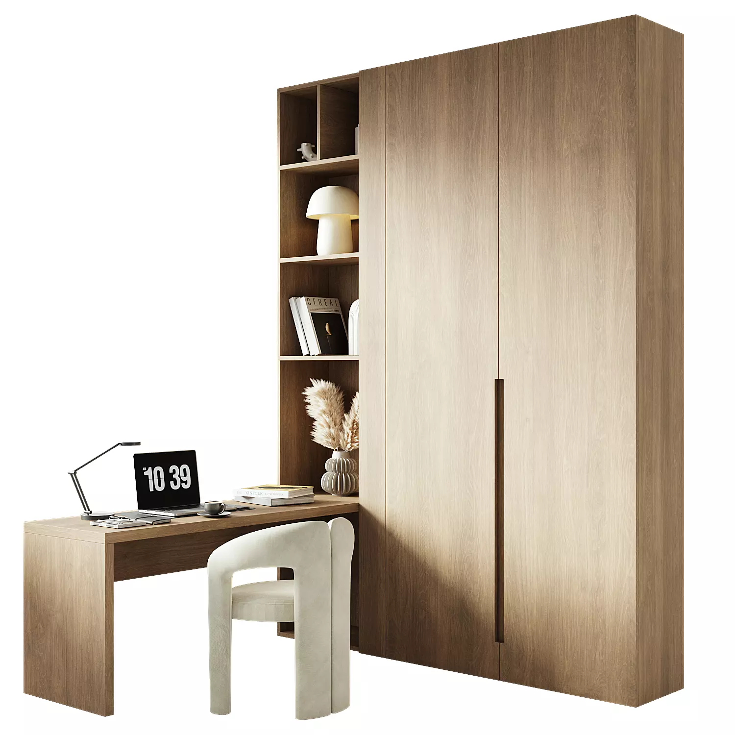 Home Office Set 007 3D model